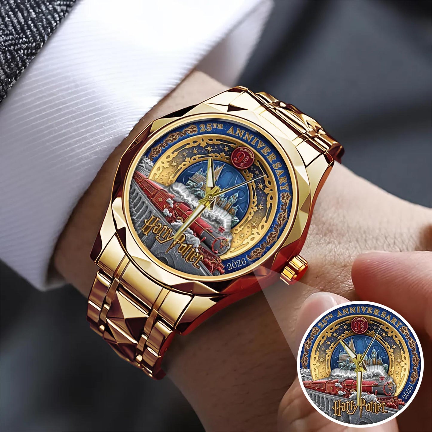 Harry Potter 25th Anniversary Stainless Steel Watch