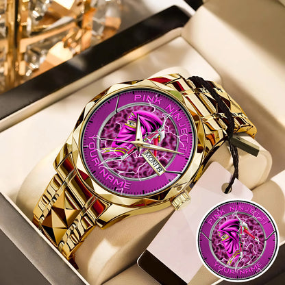 Power Rangers Pink Ninjetti Personalized Watch