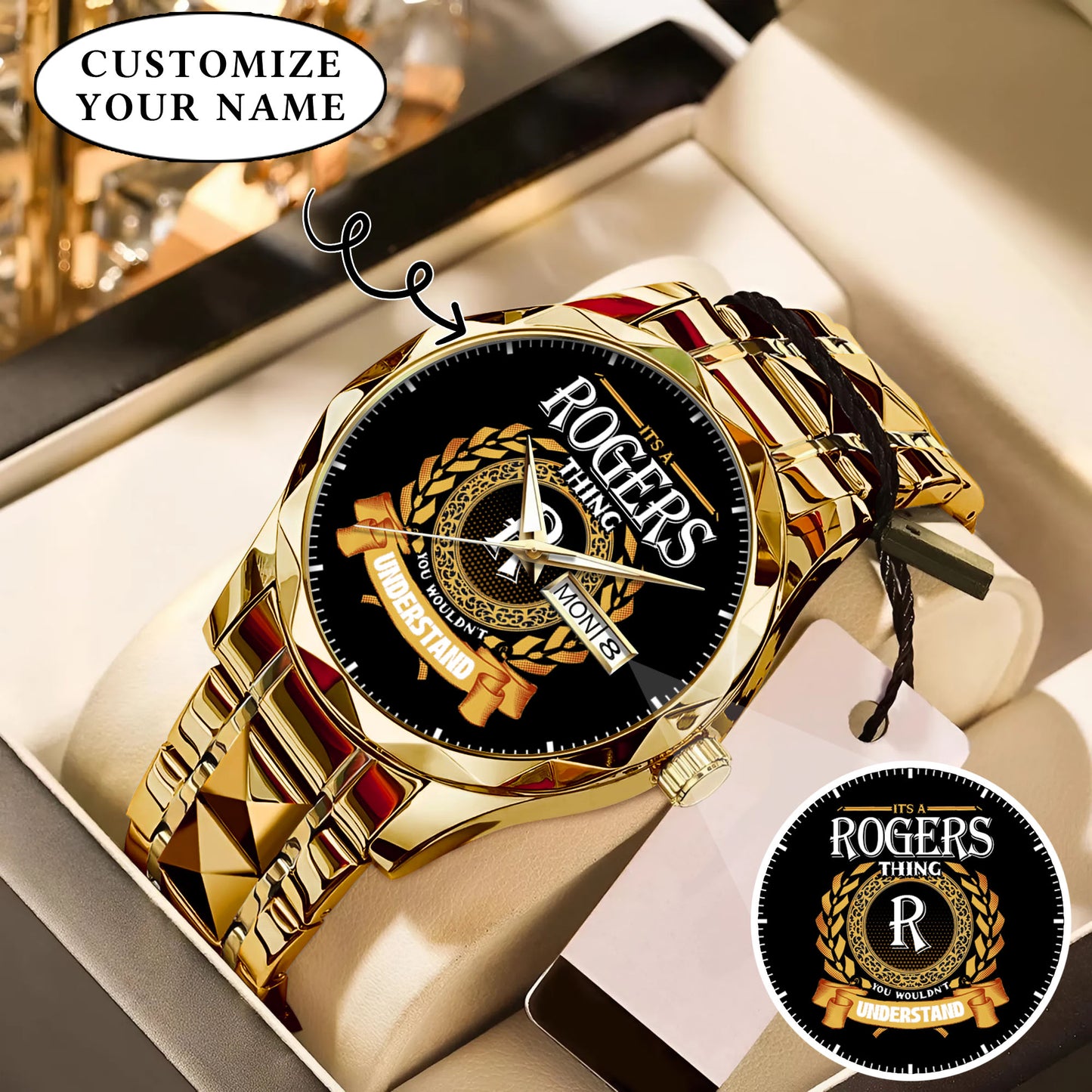 Personalized It's A Thing You Wouldn't Understand Custom Name Watch