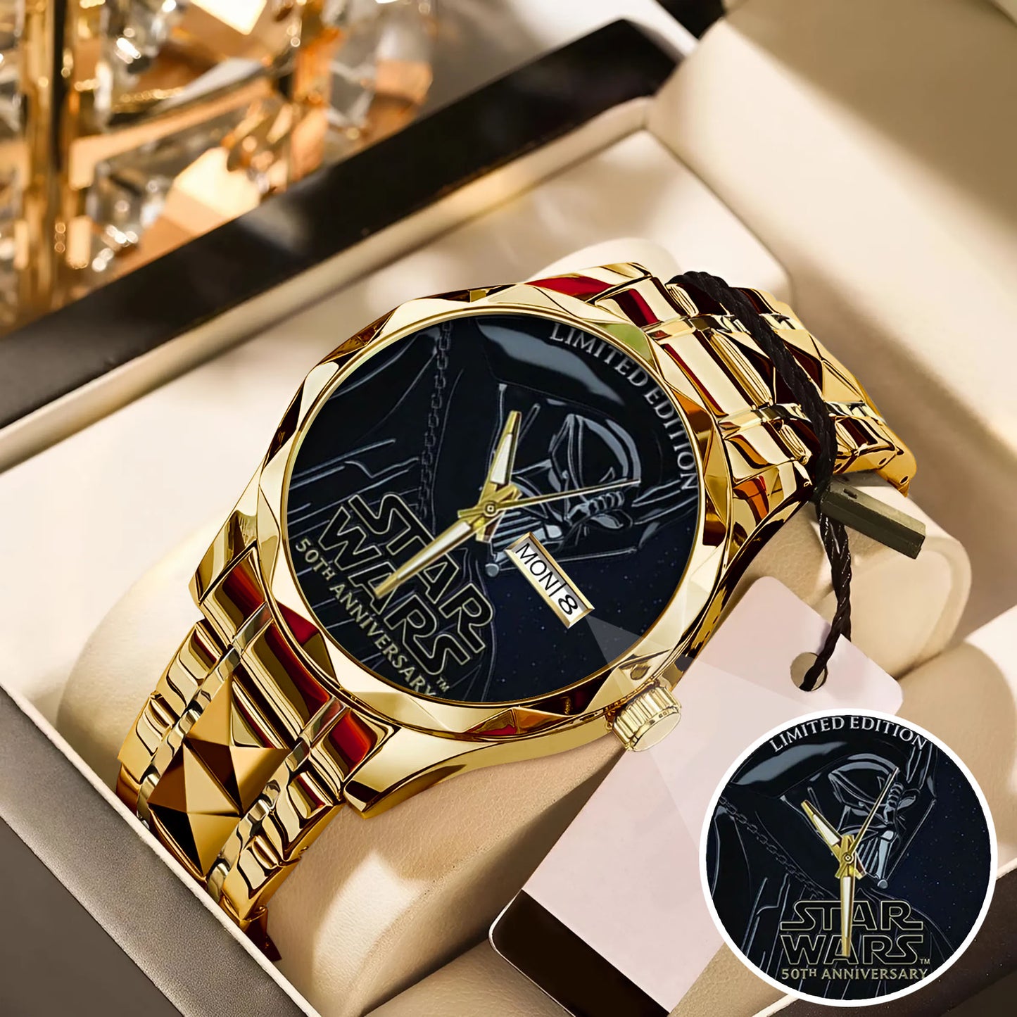 Star Wars 50th Anniversary Stainless Steel Watch