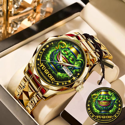 Anime Yugioh 25th Anniversary Coin Pot of Greed Custom Watch