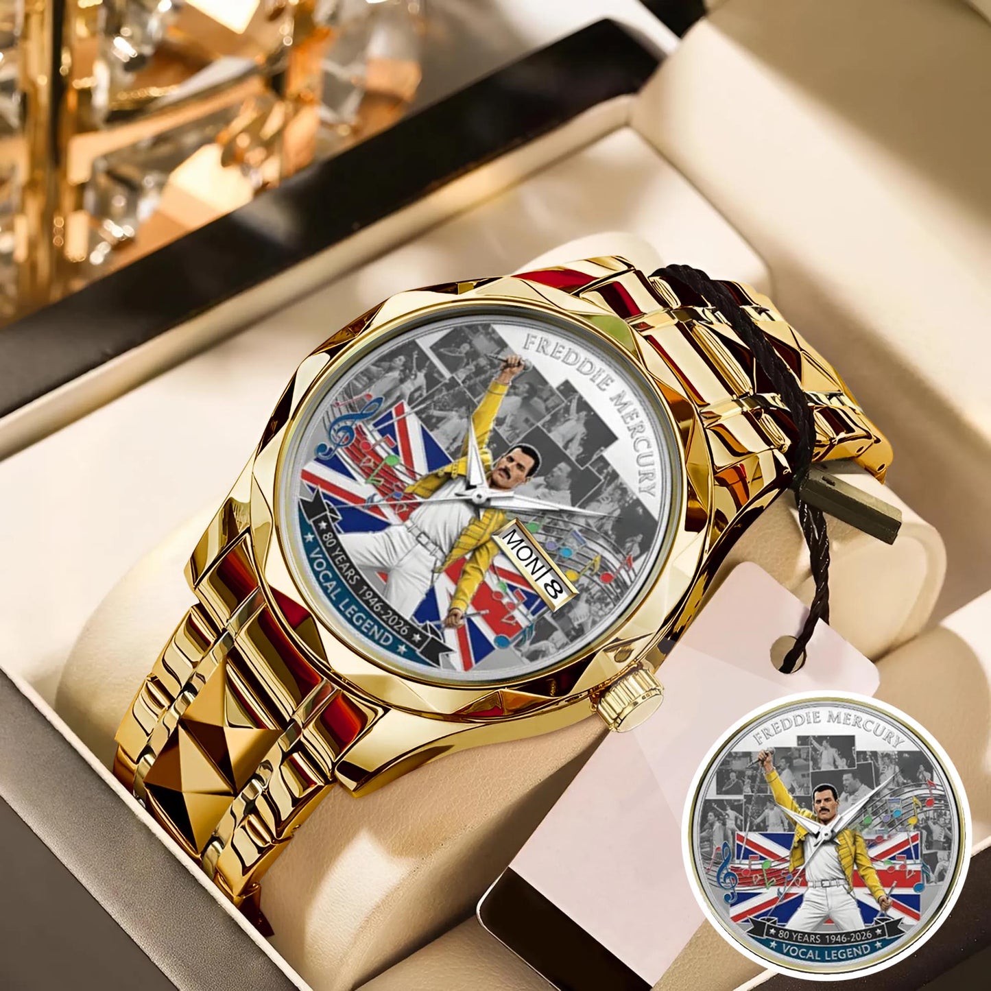 Freddie Mercury Stainless Steel Watch