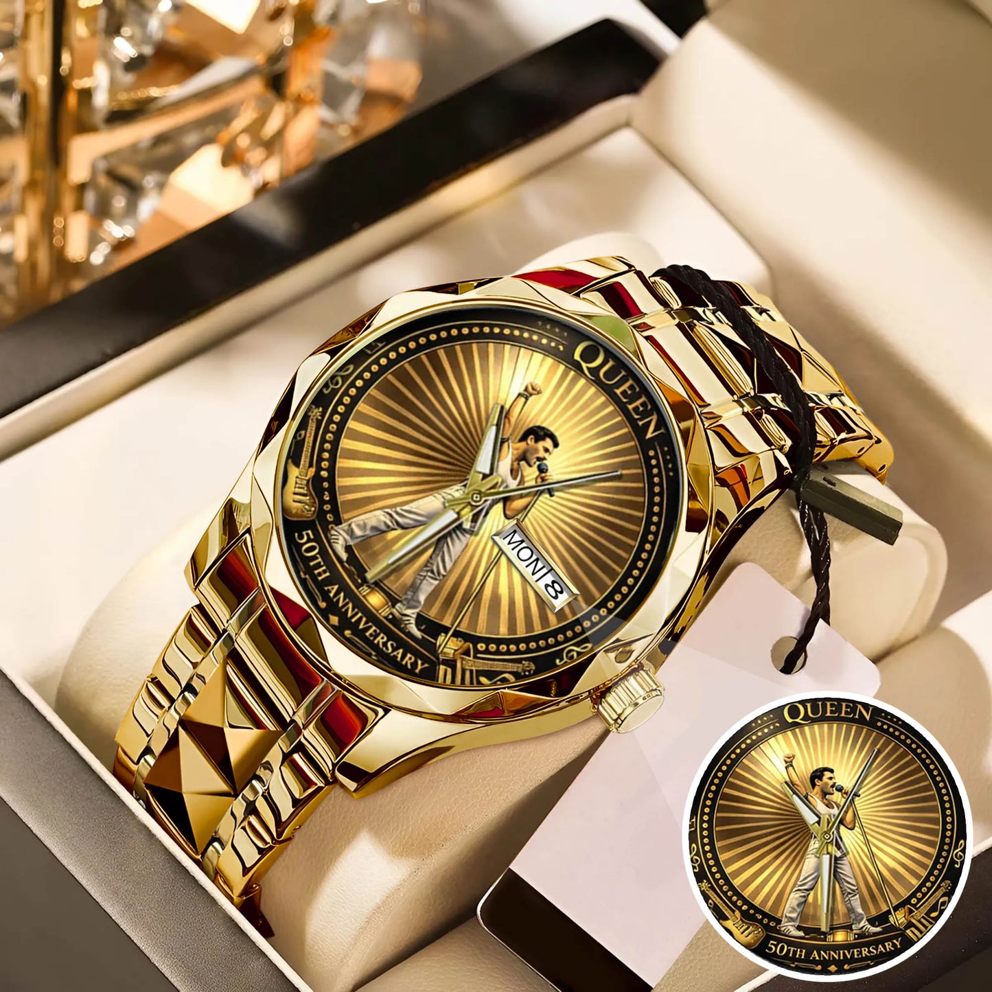 Freddie Mercury 50th Anniversary Stainless Steel Watch