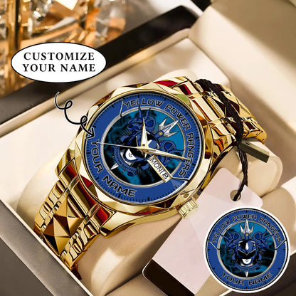 Mighty Morphin Power Rangers Triceratops Custom Name Watch