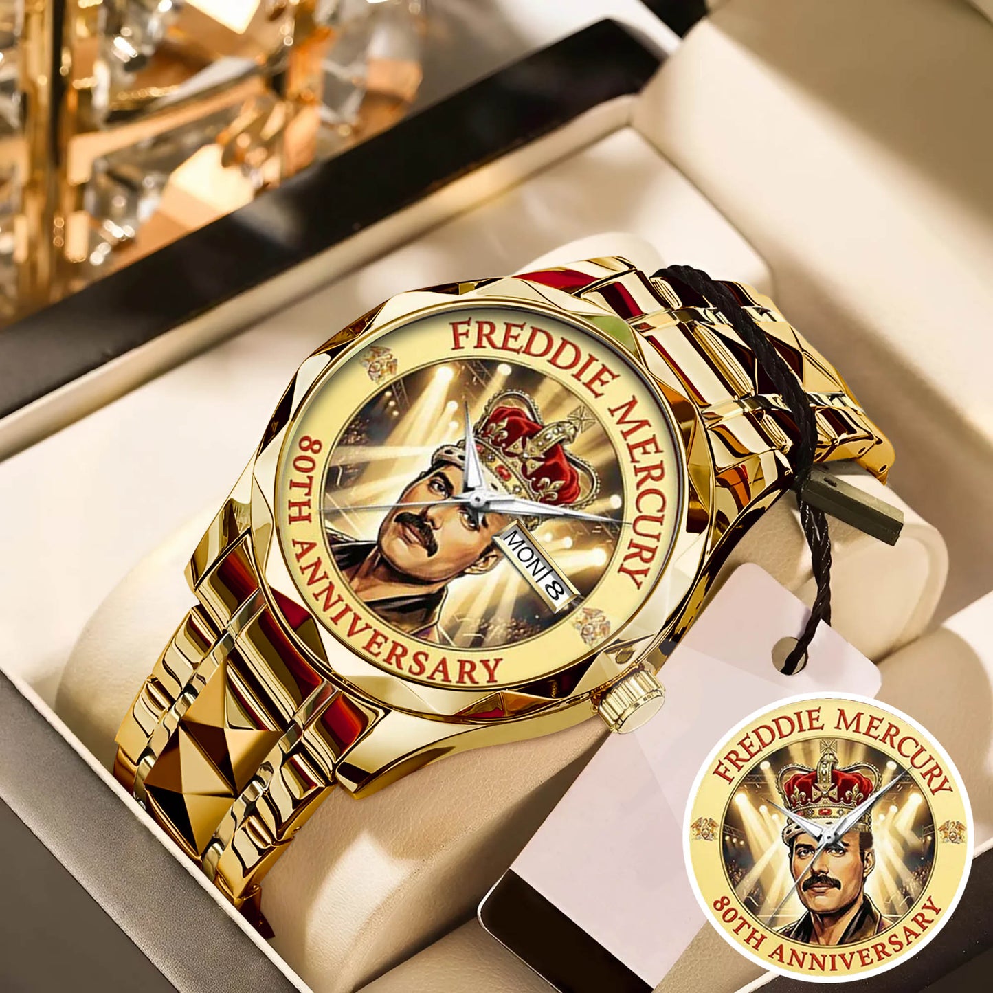 Freddie Mercury Stainless Steel Watch