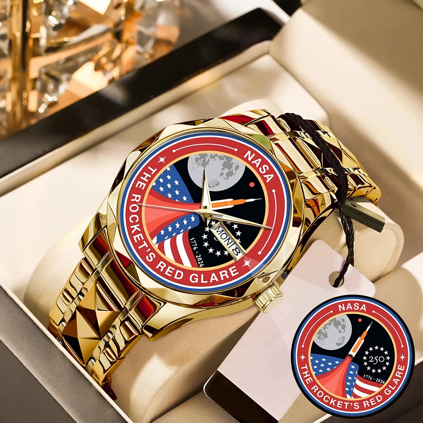 NASA 250th Anniversary Commemorative Watch – Rocket’s Red Glare Limited Edition
