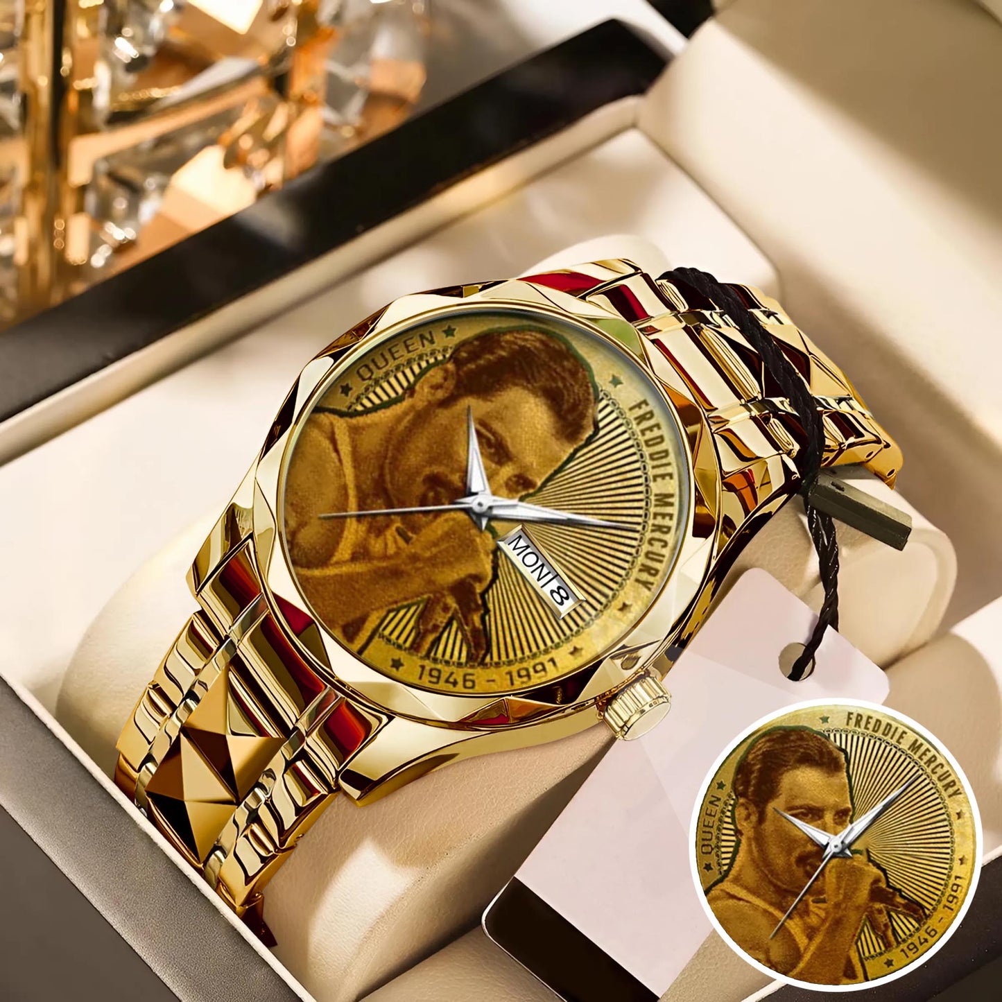 Freddie Mercury Stainless Steel Watch