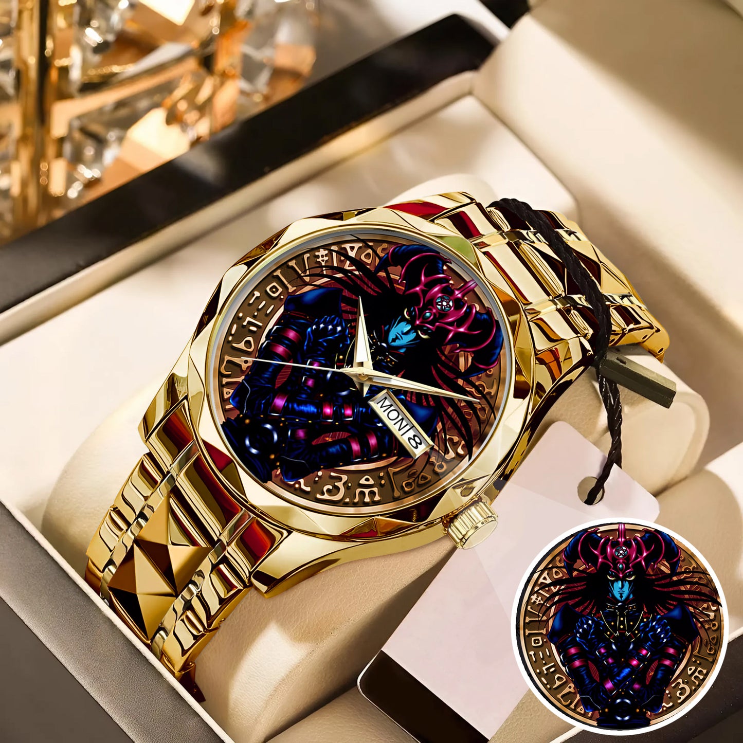 Anime YGO Magician of Black Chaos Watch Dial – Limited Art Design