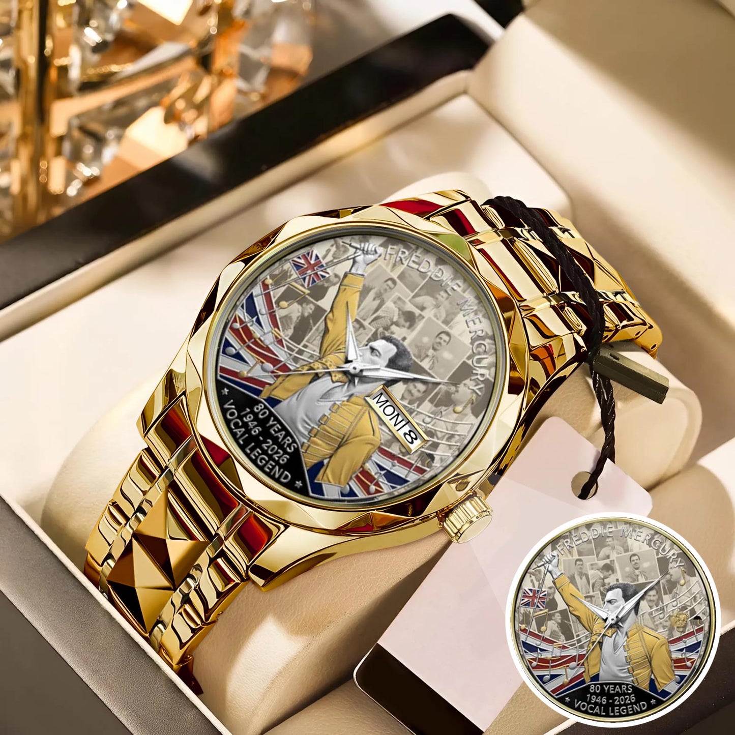Freddie Mercury Stainless Steel Watch