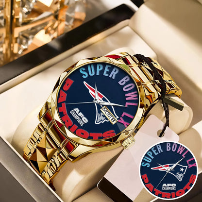 Super Bowl Stainless Steel Watch