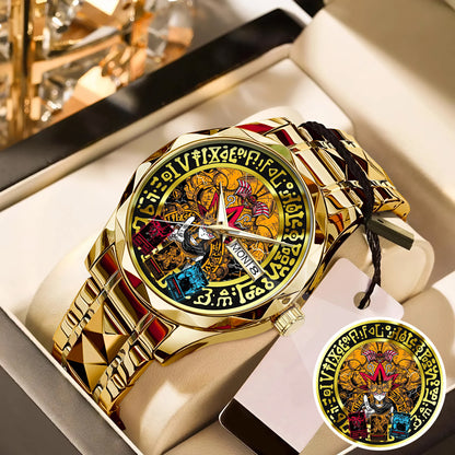 YGO Mystic Duel Anime Watch Dial – Black Alloy Case, Limited Art Design