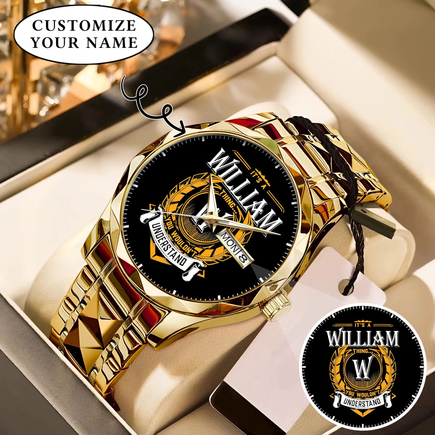 Personalized It's A Thing You Wouldn't Understand Custom Name Watch