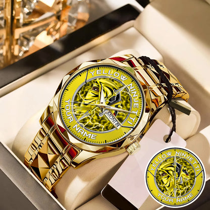 Power Rangers Yellow Ninjetti Personalized Watch