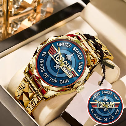 Top Gun Stainless Steel Watch