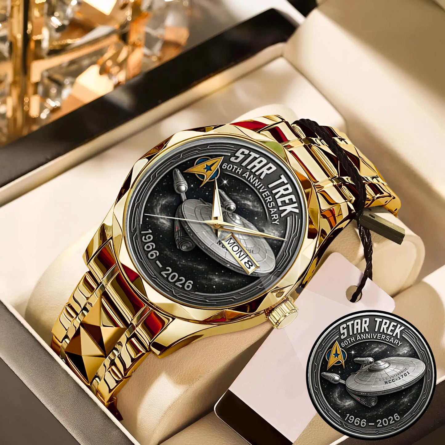 Star Trek 60th Anniversary Stainless Steel Watch