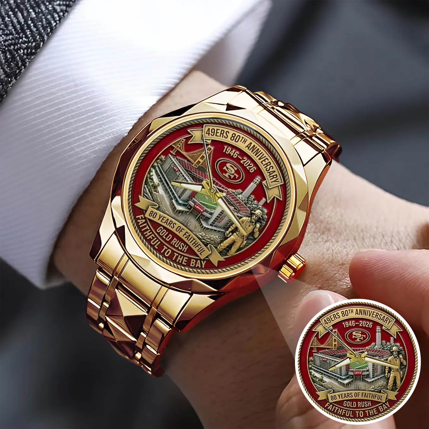 San Francisco 49ers 80th Anniversary Watch