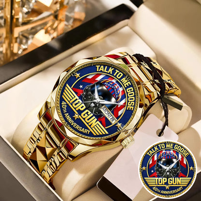 Top Gun 40th Anniversary Stainless Steel Watch