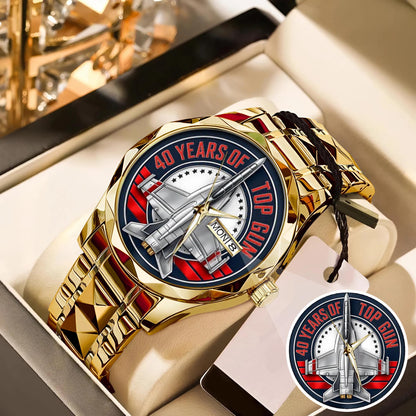Top Gun 40th Anniversary Stainless Steel Watch