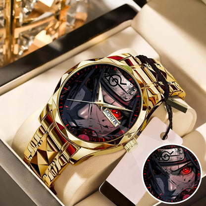 Anime Akatsuki Itachi Uchiha Mangekyou Sharingan Art Watch