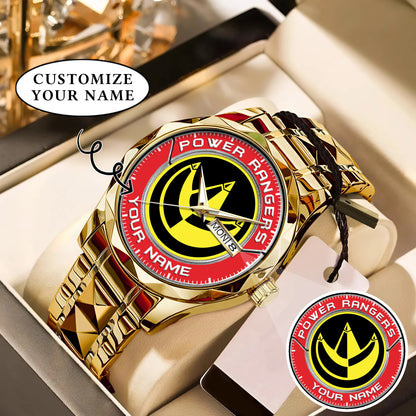 Mighty Morphin Power Rangers Dragon Zord Custom Name Watch