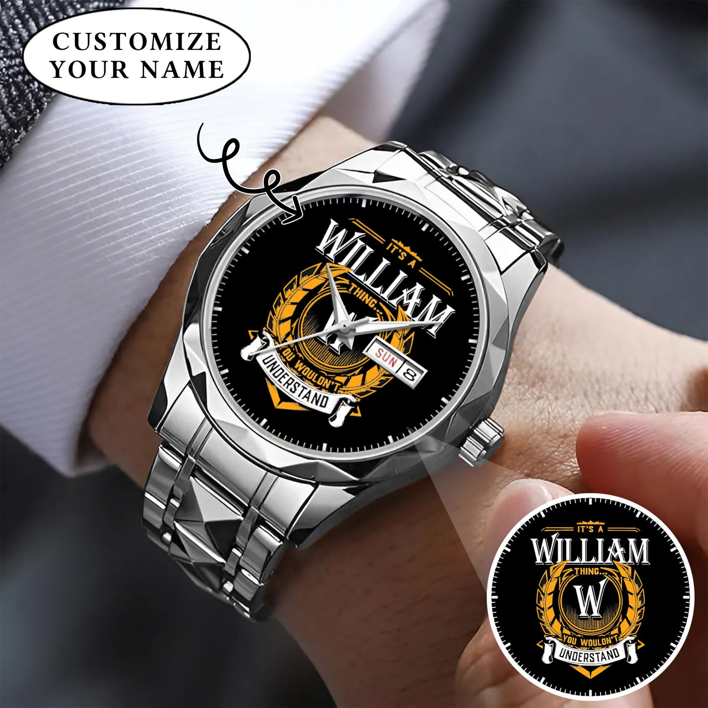 Personalized It's A Thing You Wouldn't Understand Custom Name Watch