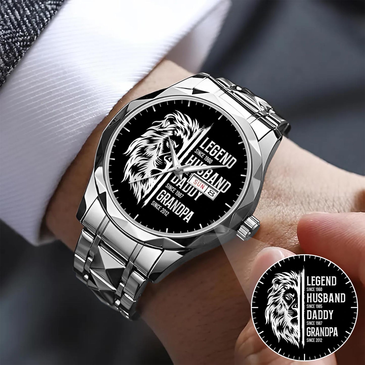 Father's Day Legend Husband Daddy Grandpa Limited Edition Watch