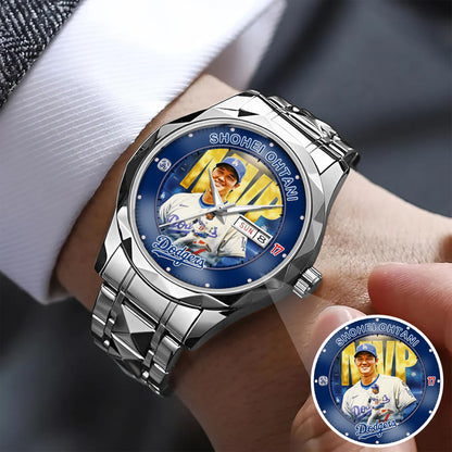 Baseball Shohei Ohtani 2025 MVP, Back to Back AL MVP, LA Dodgers Baseball Personalized Watch