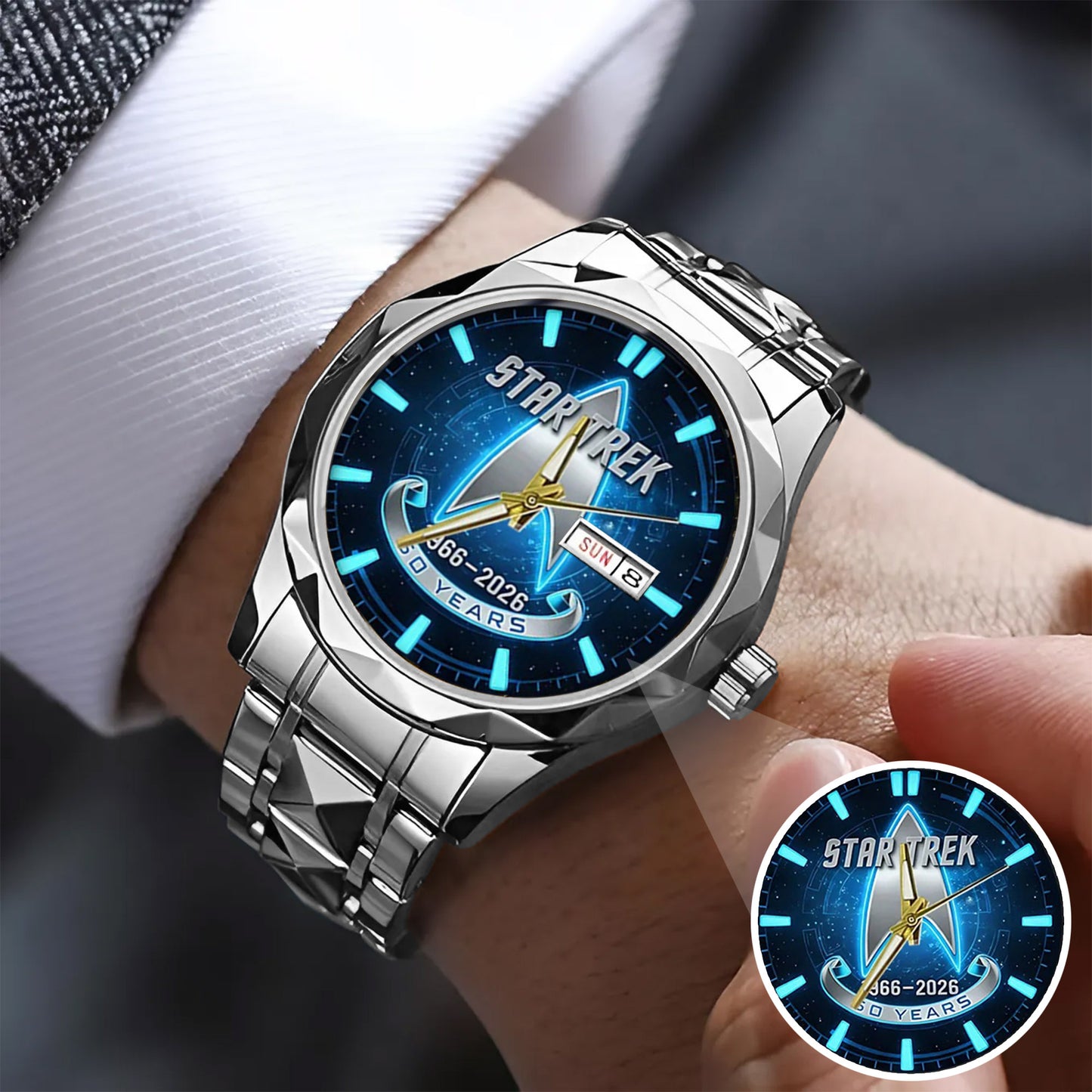 Star Trek 60th Anniversary Stainless Steel Watch