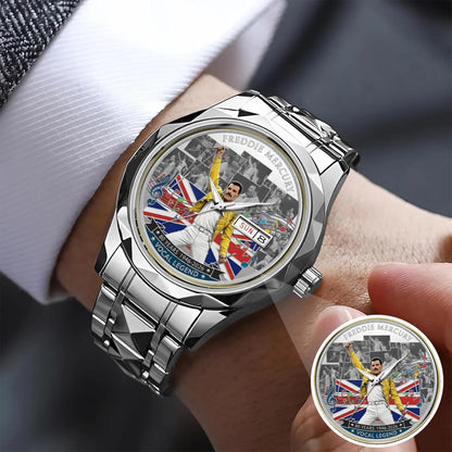 Freddie Mercury Stainless Steel Watch