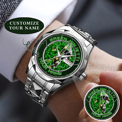Power Rangers Green Ninjetti Personalized Watch