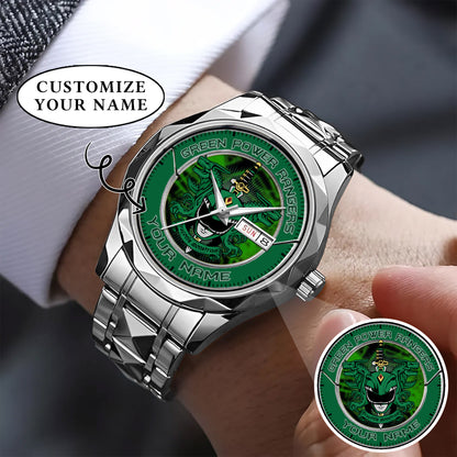 Mighty Morphin Power Rangers Dragonzord Custom Name Watch