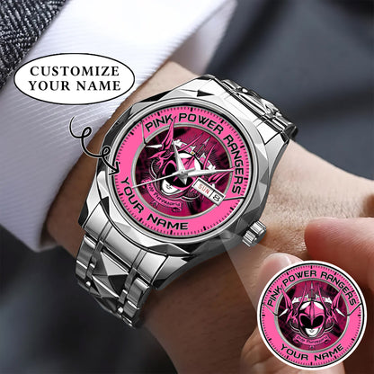 Mighty Morphin Power Rangers Pterodactyl Custom Name Watch