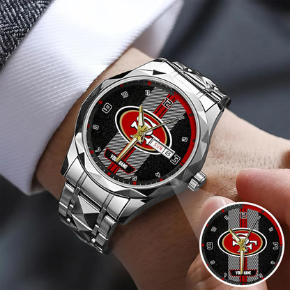 San Francisco Customized Black Stainless Steel Watch
