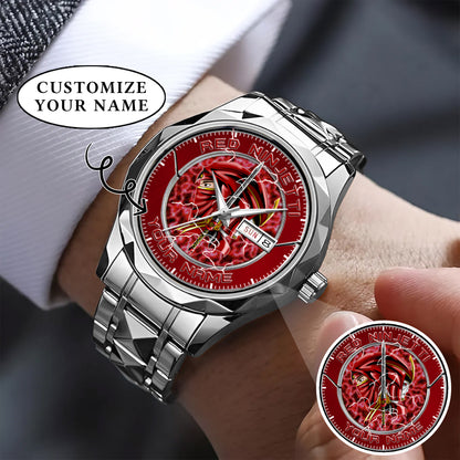 Power Rangers Red Ninjetti Personalized Watch