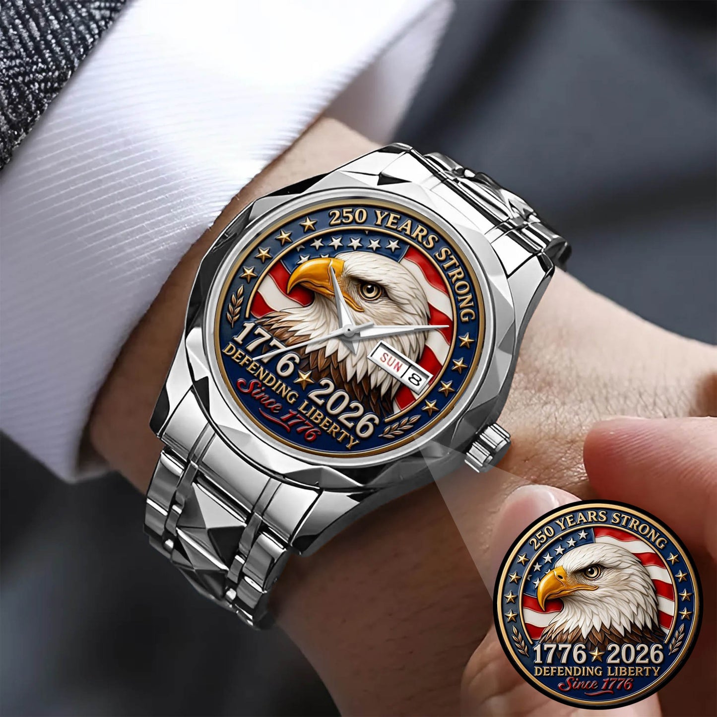 USA 250th Strong Anniversary Defending Liberty Watch