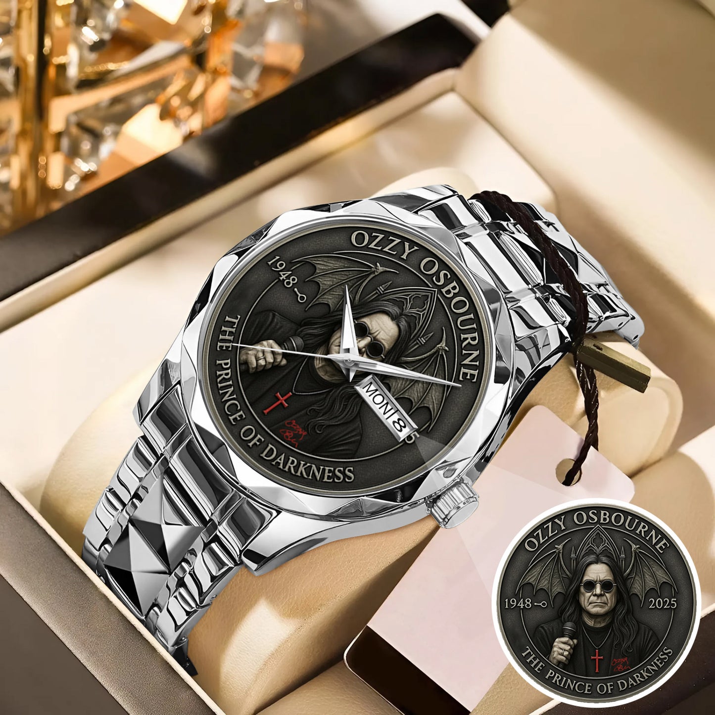 The Prince of Darkness Watch – Gothic Rock Style Watch for Fans & Collectors