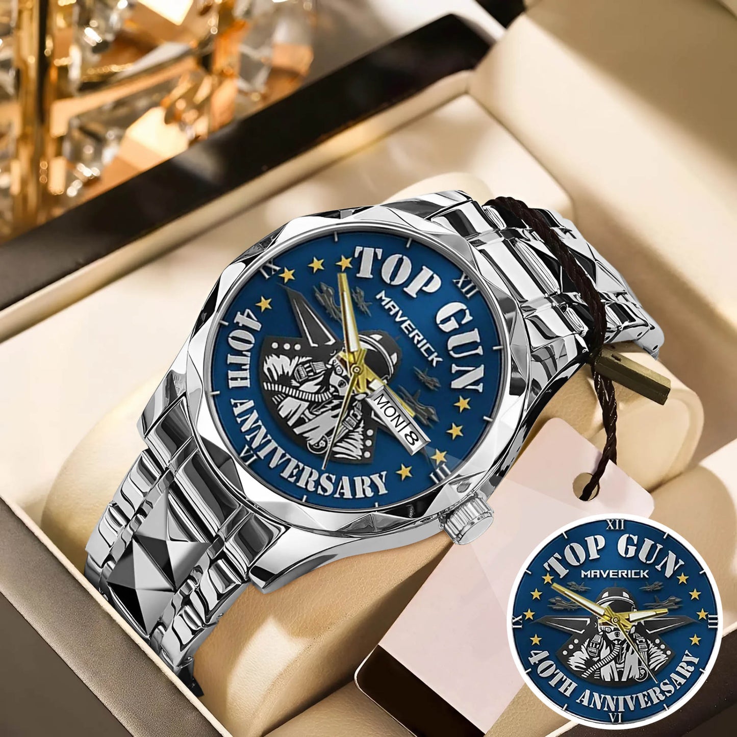 Top Gun 40th Anniversary Stainless Steel Watch
