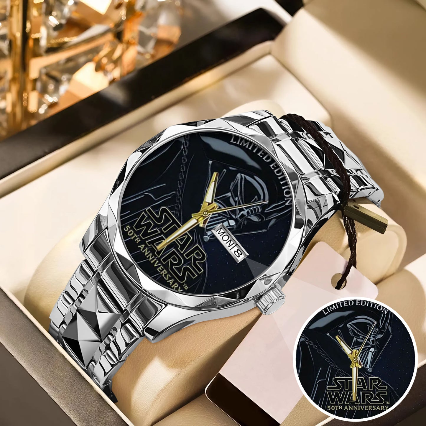 Star Wars 50th Anniversary Stainless Steel Watch