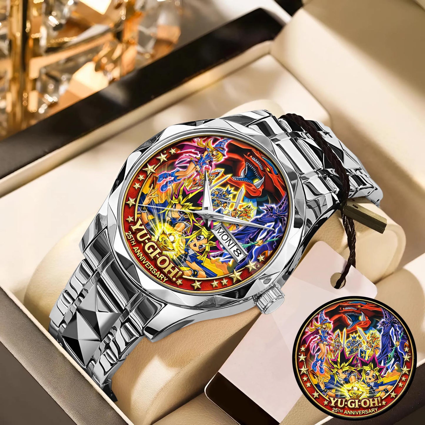 Anime Yugioh 25th Anniversary Coin Custom Watch