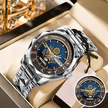 250th Anniversary Stainless Customized Steel Watch