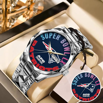 Super Bowl Stainless Steel Watch