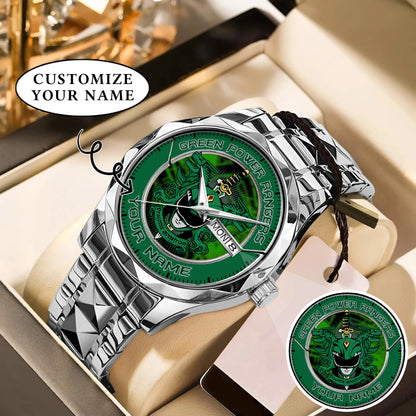 Mighty Morphin Power Rangers Dragonzord Custom Name Watch