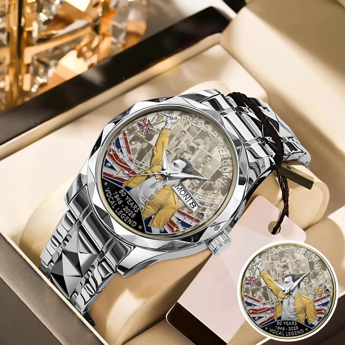 Freddie Mercury Stainless Steel Watch