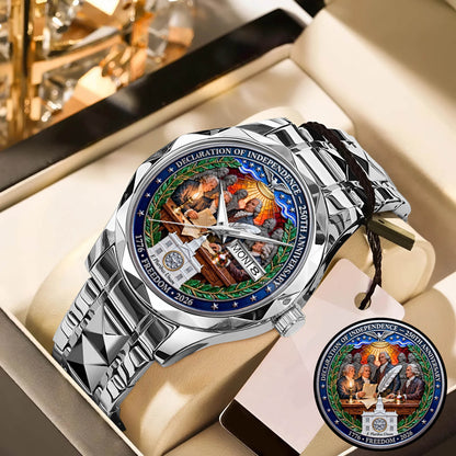 USA 250th Anniversary Founding Fathers Watch