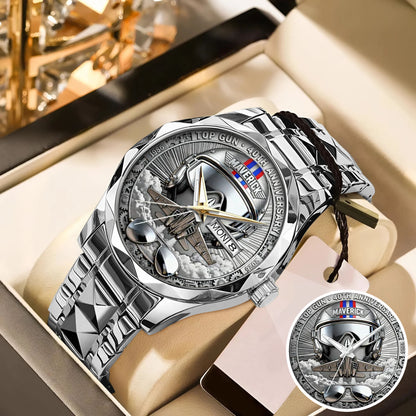 Top Gun 40th Anniversary Stainless Steel Watch