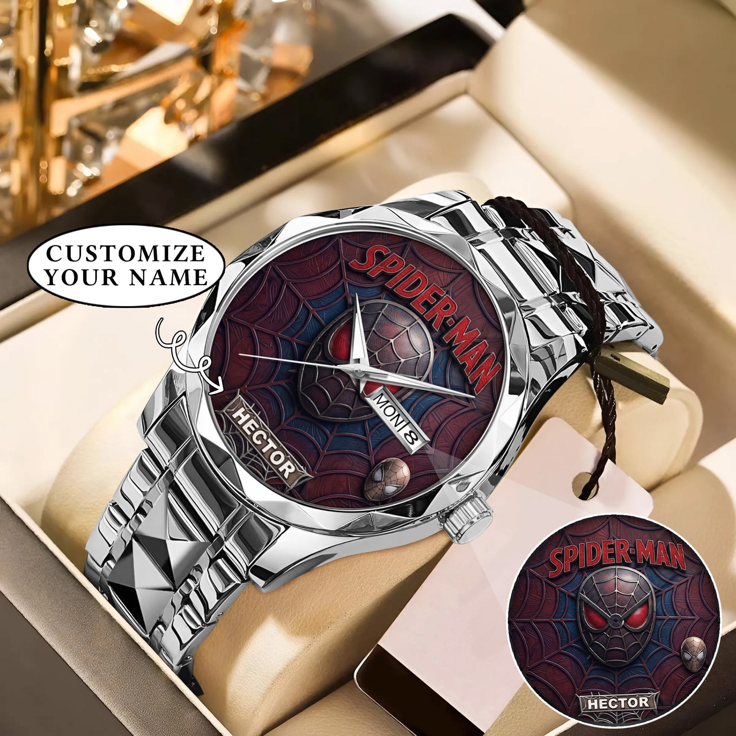 Spider Man Custom Name Limited Edition Watch