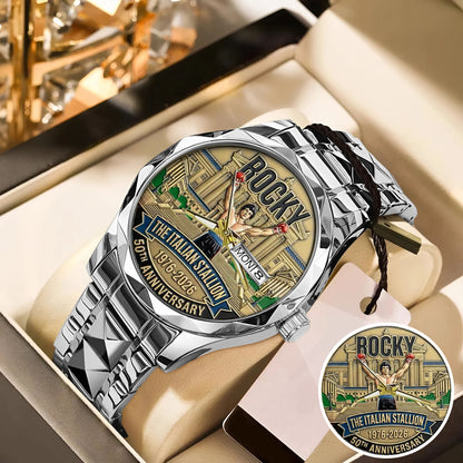 Rocky Balboa Never Stay Down 50th Anniversary Boxing Watch