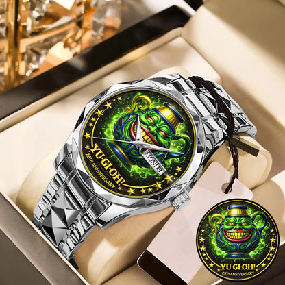 Anime Yugioh 25th Anniversary Coin Pot of Greed Custom Watch