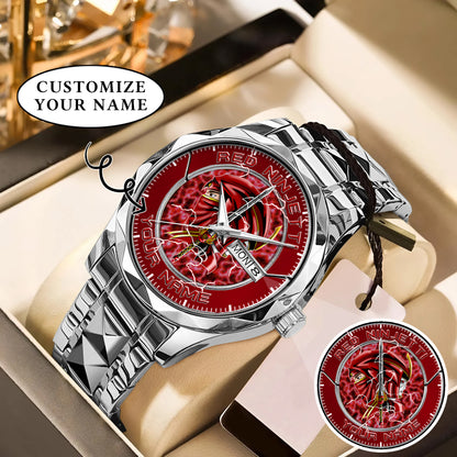 Power Rangers Red Ninjetti Personalized Watch