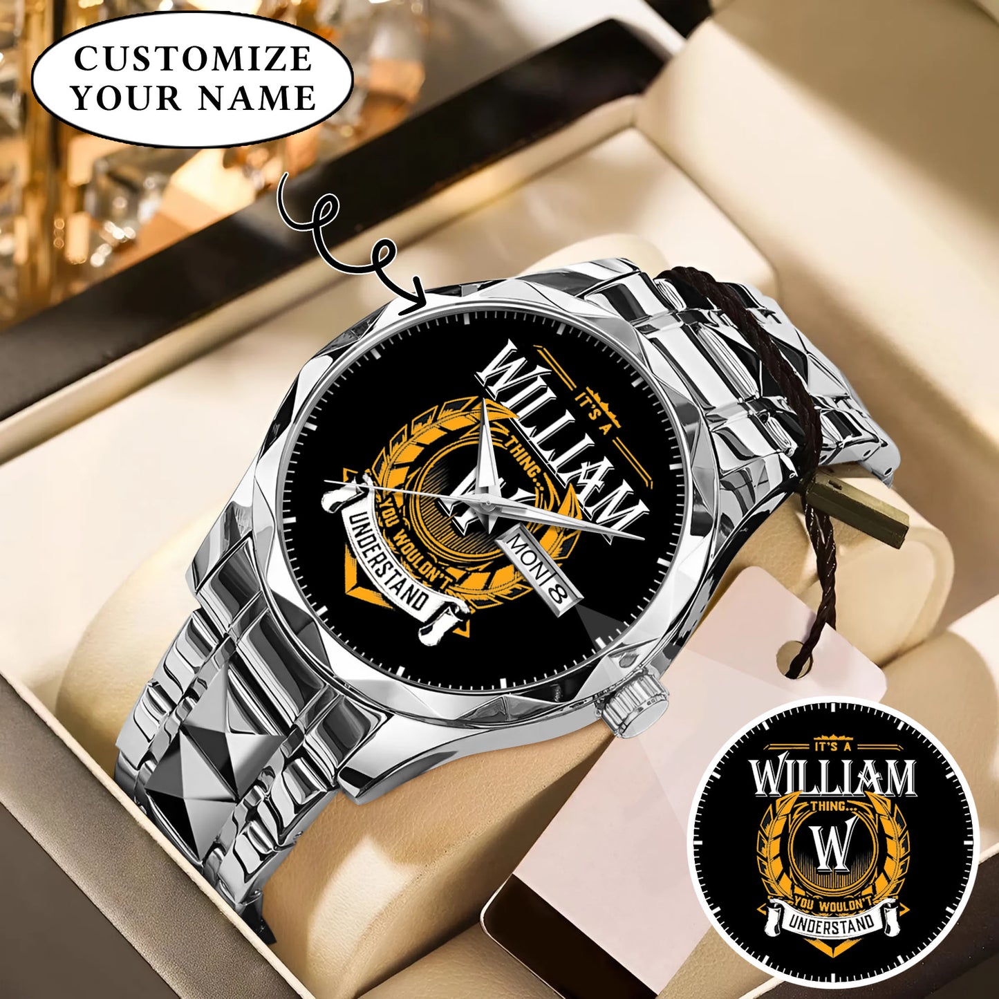 Personalized It's A Thing You Wouldn't Understand Custom Name Watch